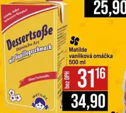 Jip Matilde vanilková omáčka nabídka