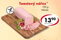 CBA Váhala toastový nářez nabídka