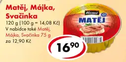 CBA Hamō Matěj nabídka