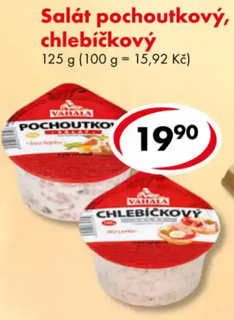 Vahala pochoutkový salát, Vahala chlebičkový salát