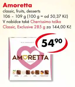 CBA Amoreta classic nabídka