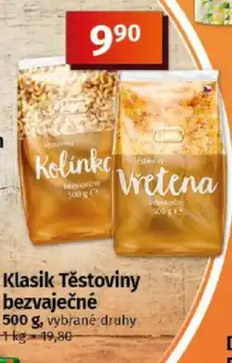 COOP TIP Klasik Těstoviny bezvaječné nabídka