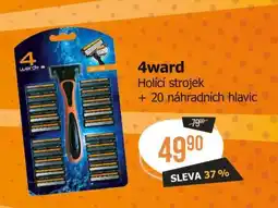 Teta 4ward Holicí strojek + 20 náhradních hlavic nabídka