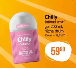 Teta Chilly intimní mycí gel nabídka