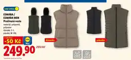 Lidl ESMARA / ESMARA MEN Prošívaná vesta nabídka