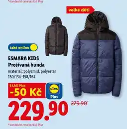 Lidl esmara Kids Prošívaná bunda nabídka