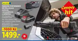Lidl PARKSIDE PERFORMANCE 20V Aku ráčnový utahovák s akumulátorem a nabíječkou nabídka
