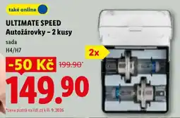 Lidl ULTIMATE SPEED Autožárovky - 2 kusy nabídka