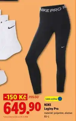 Lidl NIKE Legíny Pro nabídka
