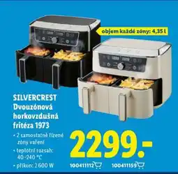 Lidl SILVERCREST Dvouzónová horkovzdušná fritéza 1973 nabídka