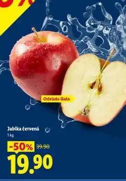 Lidl Jablka červená nabídka