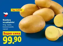 Lidl Brambory na uskladnění nabídka