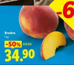 Lidl Broskve nabídka