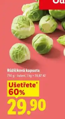Lidl Růžičková kapusta nabídka