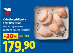 Lidl KUŘECÍ MEDAILONKY Z PRSNÍCH ŘÍZKŮ nabídka