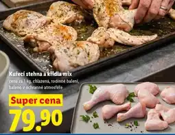 Lidl KUŘECÍ STEHNA A KŘÍDLA MIX nabídka