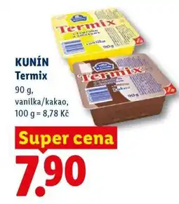 Lidl Kunín Termix nabídka
