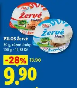 Lidl PILOS ŽERVÉ nabídka