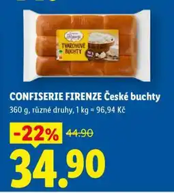Lidl CONFISERIE FIRENZE České buchty nabídka