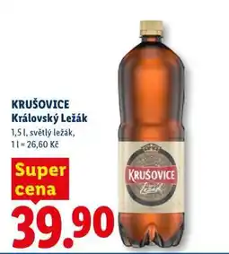Lidl Krušovice Královský ležák nabídka