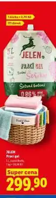 Lidl Jelen prací gel nabídka
