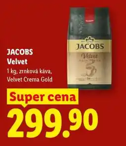 Lidl Jacobs Velvet nabídka