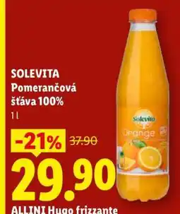 Lidl Solevita POMERANČOVÁ ŠŤÁVA 100% nabídka