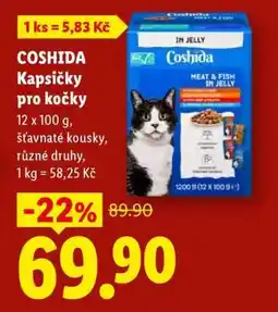 Lidl Coshida kapsičky pro kočky nabídka