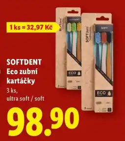 Lidl SOFTdent ECO zubní kartáčky nabídka