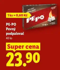 Lidl Pe-Po pevný podpalovač nabídka