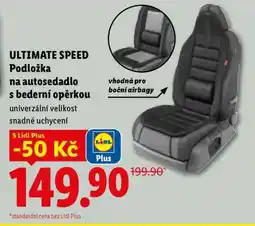 Lidl ULTIMATE SPEED Podložka na autosedadlo s bederní opěrkou nabídka
