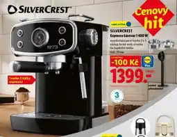 Lidl SILVERCREST Espresso kávovar 1 400 W nabídka