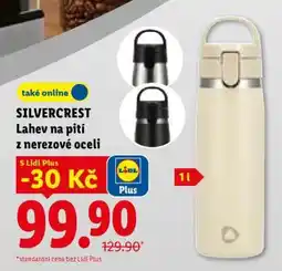 Lidl SILVERCREST Lahev na pití z nerezové oceli nabídka