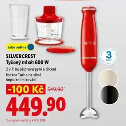 Lidl Silvercrest Tyčový mixér 600 W nabídka