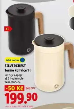 Lidl SILVERCREST Termo konvice 1 l nabídka