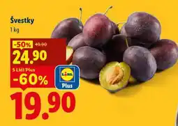 Lidl Švestky nabídka