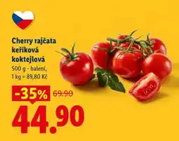 Lidl Cherry rajčata keříková koktejlová nabídka