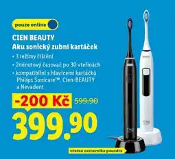 Lidl Cien Beauty Aku sonický zubní kartáček nabídka