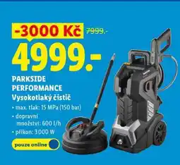 Lidl PARKSIDE PERFORMANCE VYSOKOTLAKÝ ČISTIČ nabídka