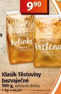 Coop Klasik Těstoviny bezvaječné nabídka