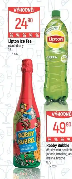 Globus Lipton Ice Tea nabídka