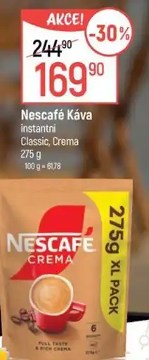 Globus Nescafé Káva instantní Classic, Crema nabídka