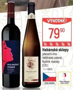 Globus Habánské sklepy Veltlínské zelené, Ryzlink vlašský nabídka
