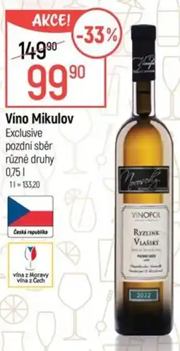 Globus Víno Mikulov nabídka