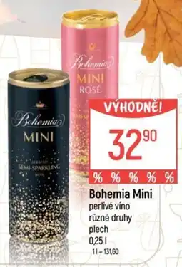 Globus Bohemia Mini perlivé víno různé druhy nabídka