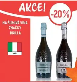 Globus Brilla šumivá vína nabídka