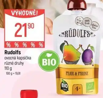 Rudolfs ovocná kapsička různé druhy