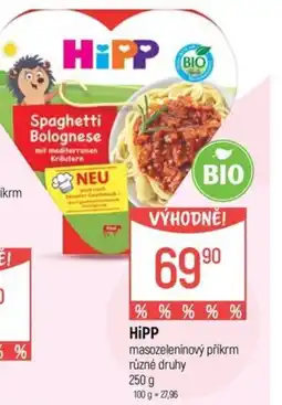 Globus HiPP masozeleninový příkrm různé druhy nabídka