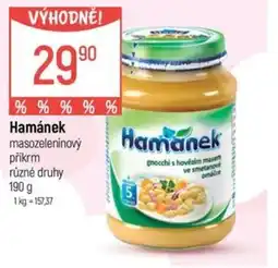 Globus Hamánek masozeleninový příkrm nabídka