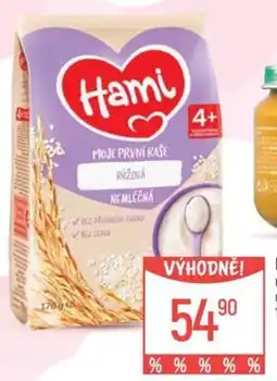 Globus Hami moje první kaše rýžová nemléčná nabídka
